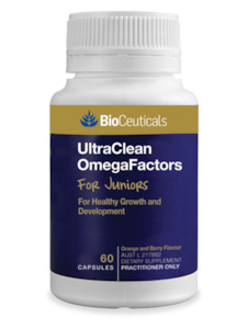 Bioceuticals: UltraClean OmegaFactors for Juniors 60 softgel Caps