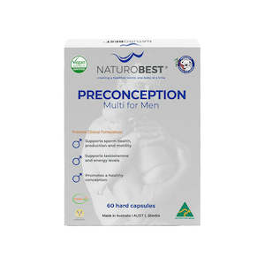 Naturobest: Preconception for Men 60 caps