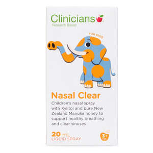 Clinicians: Kids Nasal Clear Spray 20ml
