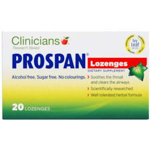 Clinicians: Prospan Lozenges