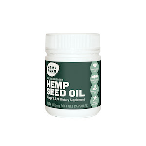Hemp: Kiwi Hemp Seed Oil Capsules