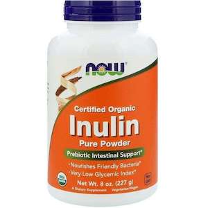 Prebiotics: Now Inulin Prebiotic FOS Pure Powder