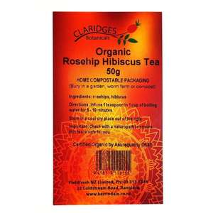 Organic Rosehip Hibiscus Tea Loose