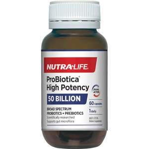 Recommended Seguno: ProBiotica High Potency 50 Billion 60 Caps - Short Dated