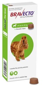 Bravecto Chewable Medium Dog 10-20 kg
