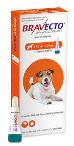 Bravecto: Bravecto Spot-On for Dogs Small 4.5-10 kg