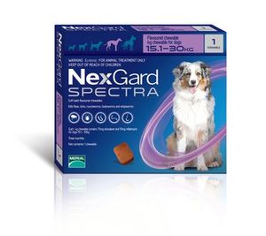 Nexgard Spectra Healthy As Pets: Nexgard Spectra Dog Large Single 15.1-30 kg