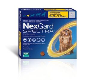 Nexgard Spectra Healthy As Pets: Nexgard Spectra Dog Small Single 3.6-7.5 kg