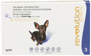 Revolution Healthy As Pets: Revolution Dog 2.6-5 kg 3-pack