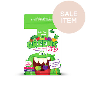 Morlife Greens Kidz Powder 150g (Berry)*