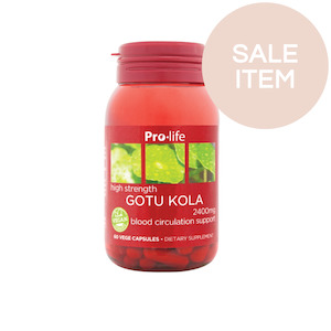Sale: Pro-life Gotu Kola 60 Vege Capsules*