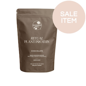 Knowrish Well Ritual Plant Protein Powder 560g (Chocolate)*