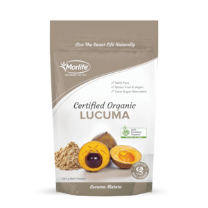 Gluten Free: Morlife Lucuma Powder 200g (Certified Organic)