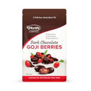 Morlife Dark Chocolate Coated Goji Berries