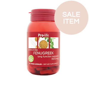 Sale: Pro-life Fenugreek 45 Vege Capsules*