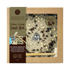 Snacks: Remarkable Chocolate, Cookies & Scream, Smash Bark, 135g