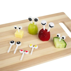 Food Picks: (10pc) Food Picks, Googly Eyes