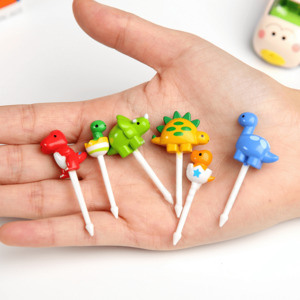Food Picks: (6pc) 3D Food Picks, Dinosaurs