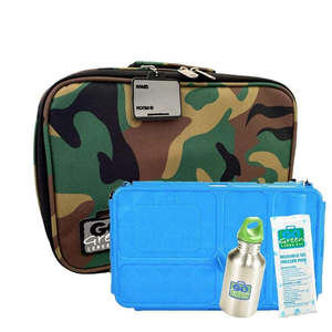 Go Green Lunchbox Set, Green Camo