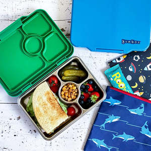 Yumbox Prêt, Stainless Steel 4 Compartment Lunchbox