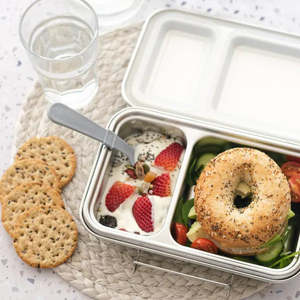 Nestling DUO Stainless Steel Bento Box with Silicone Seal