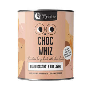 Nutra Organics, Choc Whiz (GF), 250g