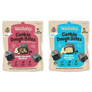 Wallaby, Cookie Dough Bites Chocolate Bites (GF/V), 130g