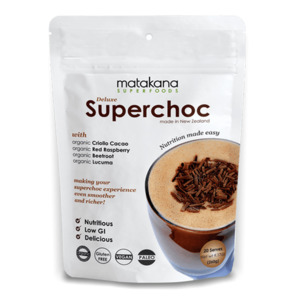 Matakana Superfoods: Organic Superchoc Hot/Cold Cacao Mix (GF/DF/V), 260g