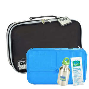 Go Green: Go Green Lunchbox Set, Black Stallion