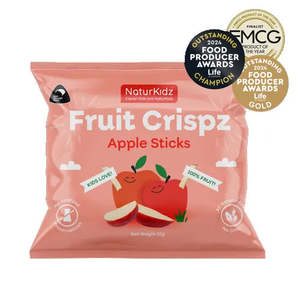 Naturkidz: NaturKidz, NZ Fruit Crisps, Apple Sticks (GF/DF), 10g