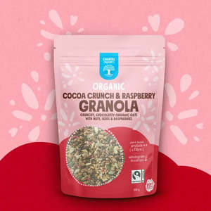 Chantal Organics, Cocoa Crunch Raspberry Granola, 600g
