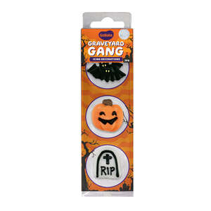 Snacks: (7pk) GoBake, Graveyard Gang, Icing Decorations