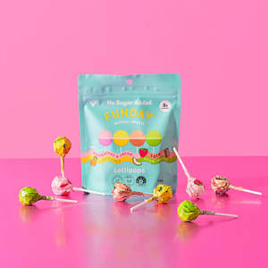 FUNDAY, No Sugar-Added Natural Lollipops, 88g