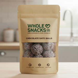Snacks: Whole Snacks Co, Chocolate Date Balls, 150g