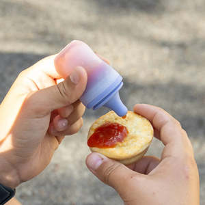 Bento Lunchboxes Accessories: (2pc) Montii Silicone Sauce Bottle