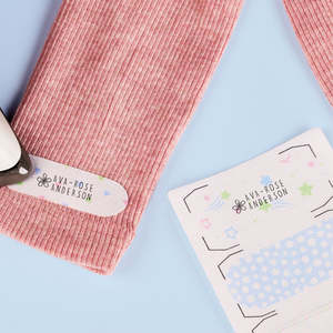 Bento Lunchboxes Accessories: (28pc) Marky Iron-On Labels, Multi