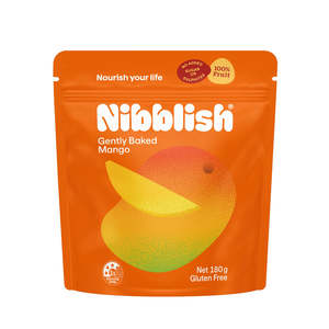 Nibblish: Nibblish, Gently Baked Mango, 180g