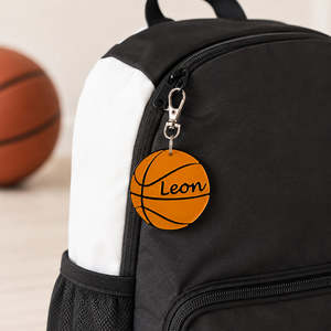 Personalised Basketball Keyring