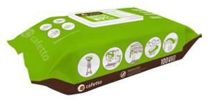 Cafetto Barista Cleaning Wipes 100 Wipe Pack