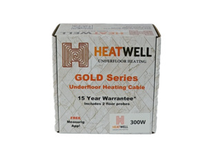 300W Underfloor Heating Cable Gold Series Heatwell NZ