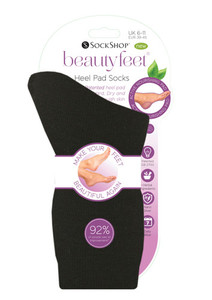 Products: Mens Beautyfeet Nourishing Heel Pad Socks heatholders