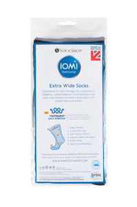 Products: Mens IOMI Footnurse Extra Wide Oedema Socks heatholders