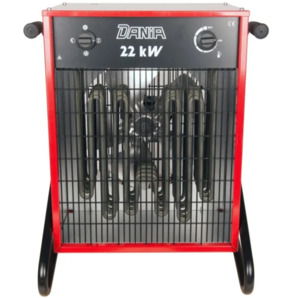 Dania 22kW - 3 Phase Industrial Space and Warehouse Heater, with C-Form 5 Pin Plug