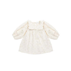 Baby: Organic Cotton Muslin Amira Dress