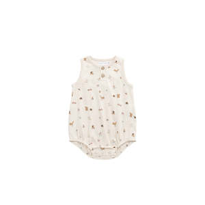 Baby: Organic Cotton Archie Playsuit