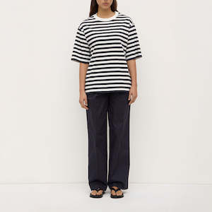 Monte Stripe Cotton Short Sleeve Tee