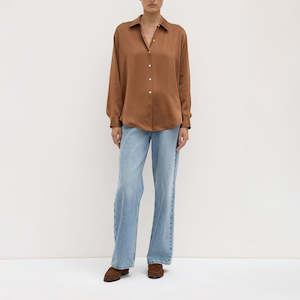 Assembly Label: Pippa Silk Long Sleeve Shirt