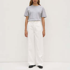 Assembly Label: Lexi Wide Leg Jean Vintage White