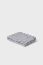 Vintage Inspired Merino Baby Blankets: Vintage Baby Blanket in Mid Grey - 100% Merino