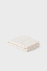 Vintage Inspired Merino Baby Blankets: Vintage Baby Blanket in Bianco - 100% Merino